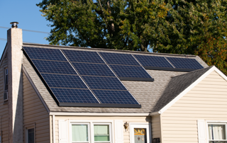 Panneaux solaires maison